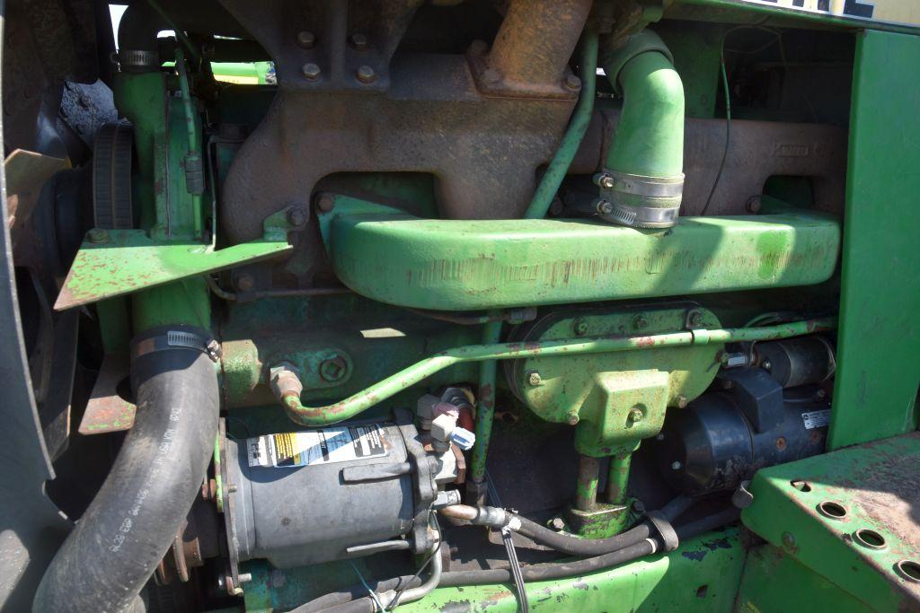 John Deere 4440 2 WD Tractor, Rock Box, Power  Quad, 460/85 R38 95 % Band Duals, 4292 Hours  Showing