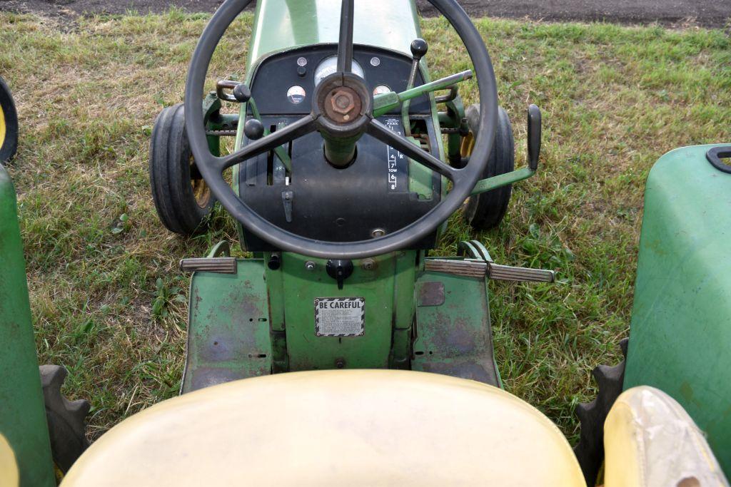 1967 John Deere 2510, Open Stataion, 2wd,  Synchro, 540/1000 PTO, Fenders, 3 pt, 1  Hydraulic, Origi