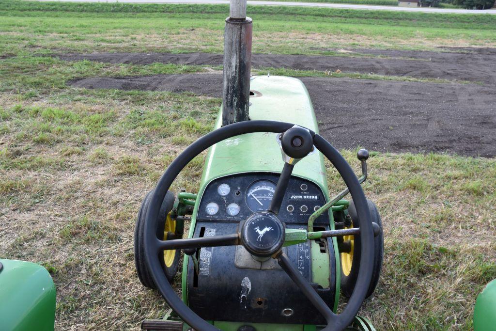 1971 John Deere 3020, Gas Fenders, 2wd, Open  Station, Posi Rear End, Synchro, Single  Hydraulic, 3