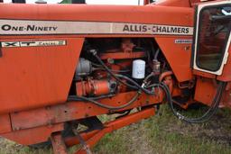 Allis Chalmers 190XT Diesel Tractor, Series  III Cab, 3pt., 540PTO, 8 Speed, 18.4x34 Tires  Like New