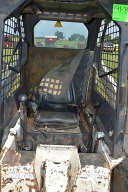 Bobcat 753 Skid Loader, Diesel, Runs Good,  Cage Cab, 5340 Hours, Hand & Foot Controls