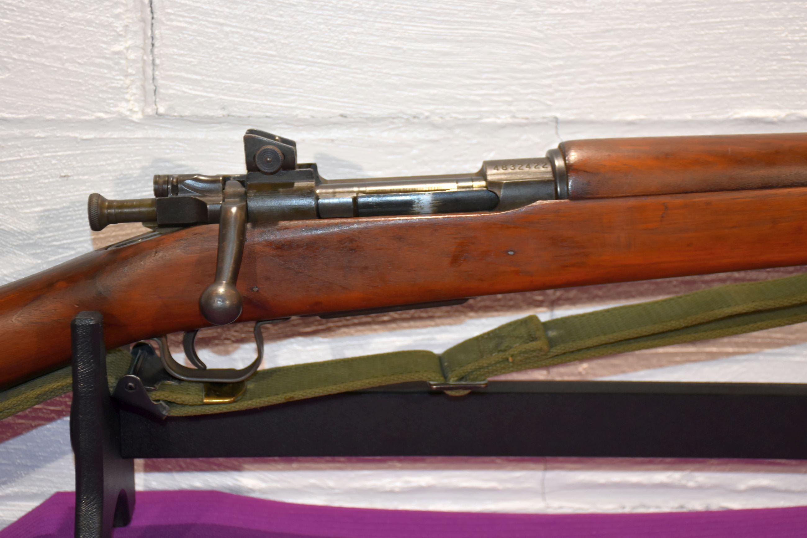 US Smith-Cornoa, Model 03-A3 Bolt Action Military Rifle, With Sling, SN: 4832422, Nice Wood Stock