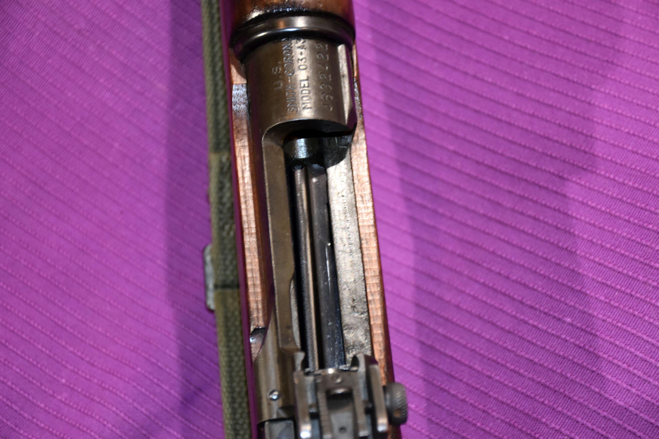 US Smith-Cornoa, Model 03-A3 Bolt Action Military Rifle, With Sling, SN: 4832422, Nice Wood Stock