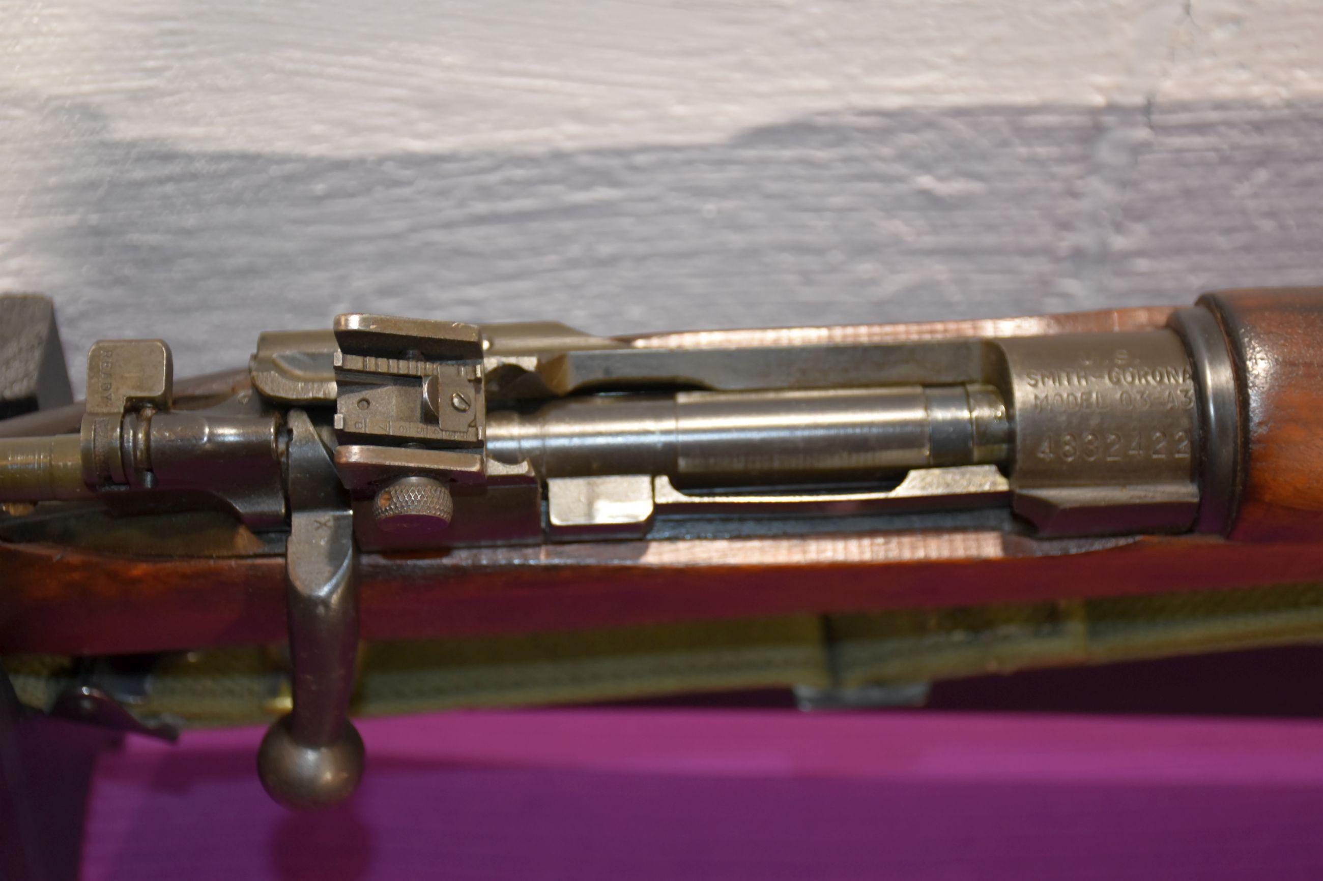 US Smith-Cornoa, Model 03-A3 Bolt Action Military Rifle, With Sling, SN: 4832422, Nice Wood Stock