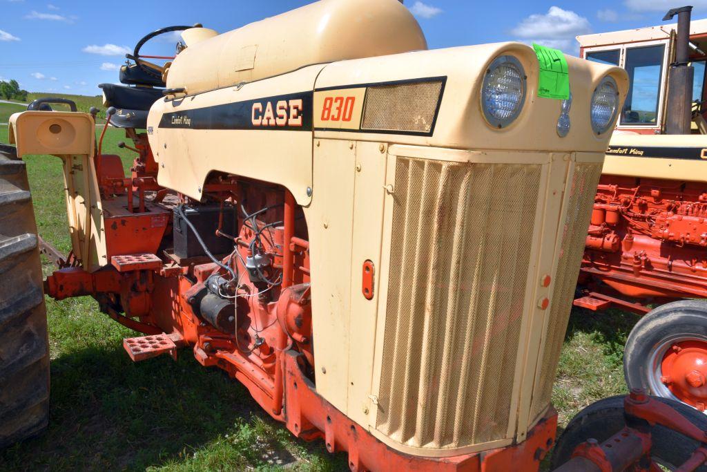 Case 830 LP Gas, W/F, Comfort King, Open Station, 18.4x34, 3pt, PTO, 2hyd, 2150 Hours, SN:8260861, R
