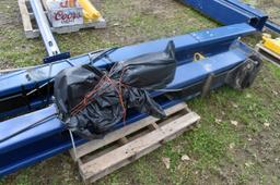 Challenger Model E10 10,000 Pound 2 Post 4 Leg Lift, Single Phase, 230 Volt, SN:160500000142749, Has