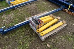 Challenger Model E10 10,000 Pound 2 Post 4 Leg Lift, Single Phase, 230 Volt, SN:160500000142749, Has
