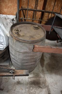 Allis Chalmers C Gas Tractor, W/F, W/ Belt Pulley Buzz Saw Rig, Non Running