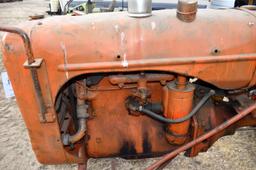 Allis Chalmers C Gas Tractor, W/F, W/ Belt Pulley Buzz Saw Rig, Non Running