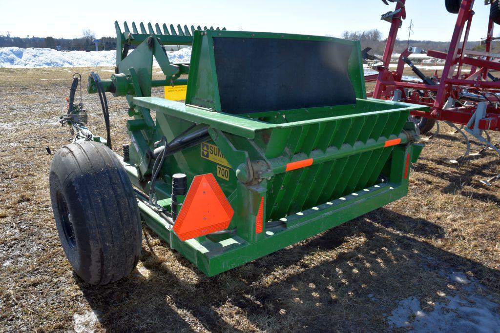 Summers Model 700 Rock Picker, Hydraulic Reel & D
