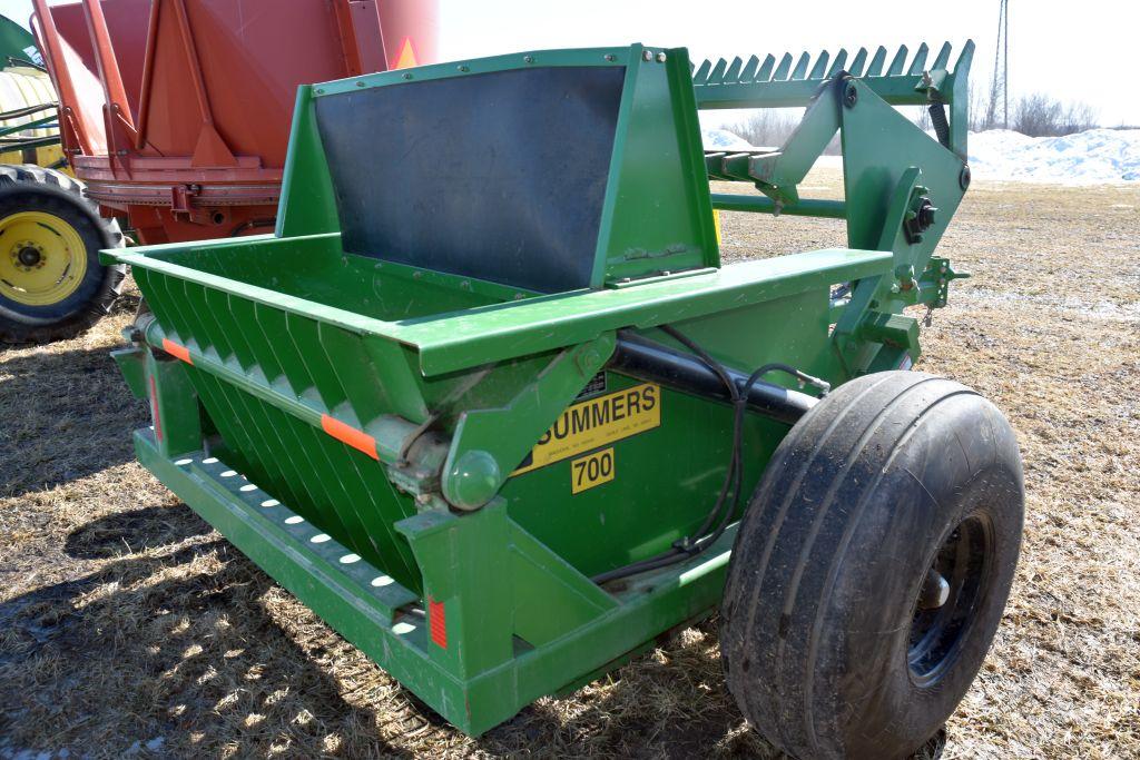 Summers Model 700 Rock Picker, Hydraulic Reel & D