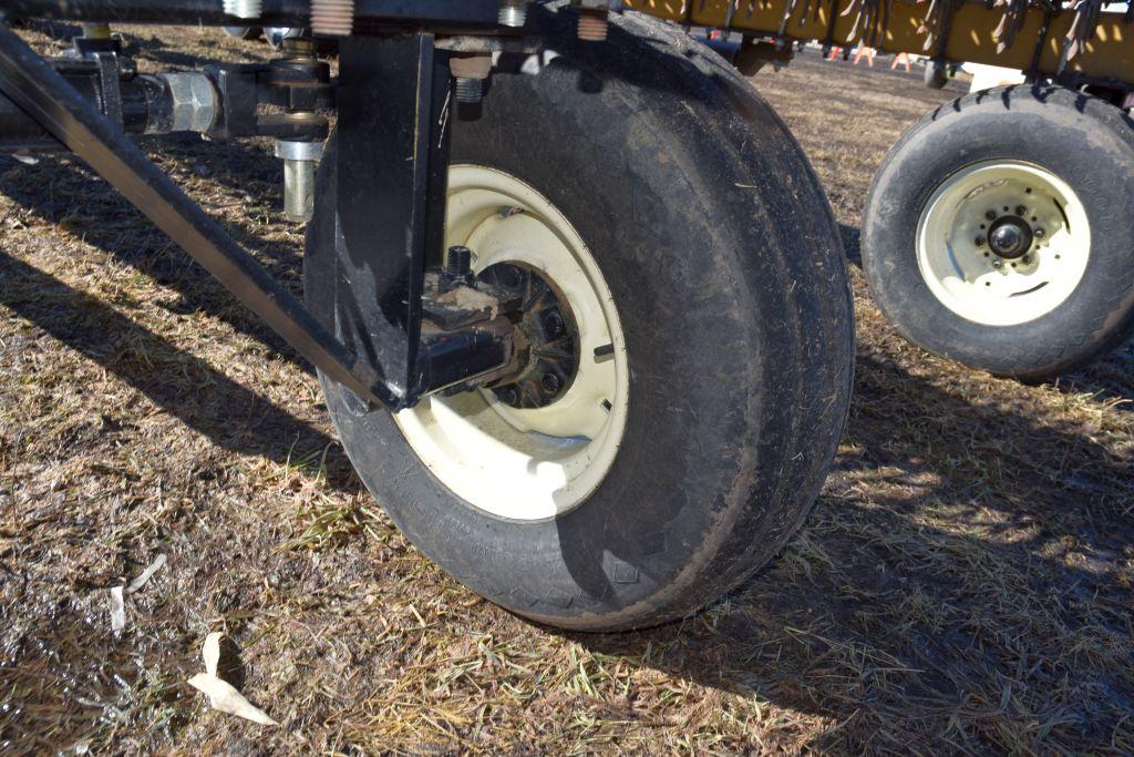Keller Pull Type 60' Rotary Hoe On Hydraulic Cart