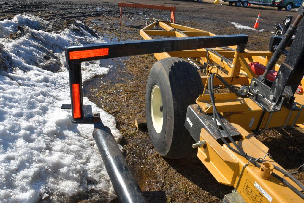 Keller Pull Type 60' Rotary Hoe On Hydraulic Cart