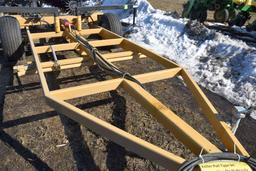 Keller Pull Type 60' Rotary Hoe On Hydraulic Cart