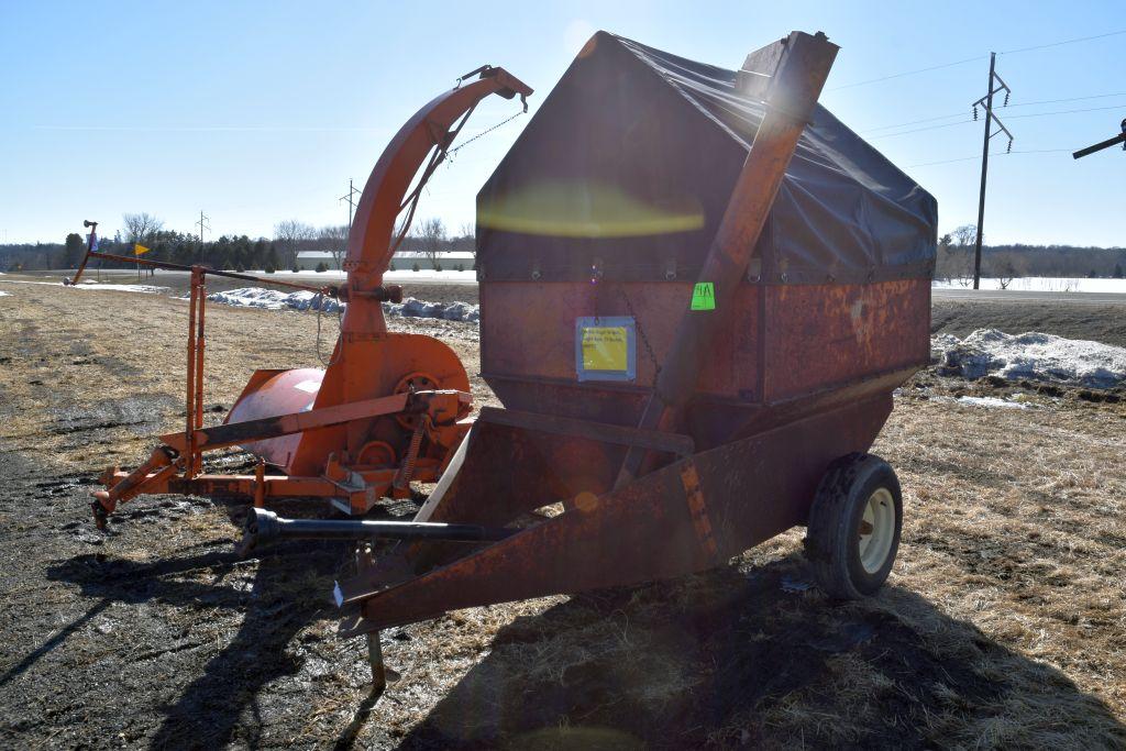 Helder Auger Wagon, Single Axle, 75 Bushel, 540PT