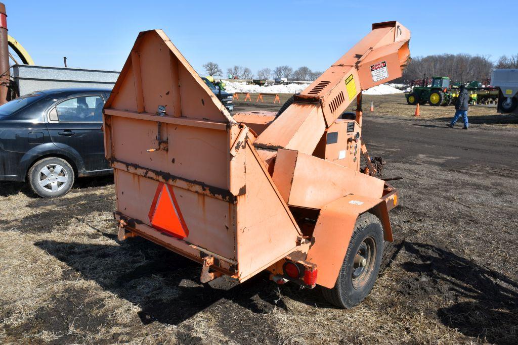 Asplundh Wood Chipper, Single Axle, 2218 Hours,