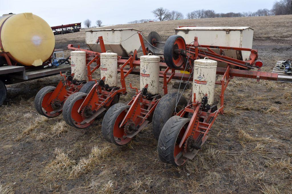 Allis Chalmers 4 Row 30" Planter, Dry Fertilizer