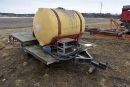 Chloride Applicator On Single Axle Trailer, 500 G