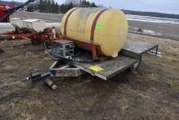 Chloride Applicator On Single Axle Trailer, 500 G