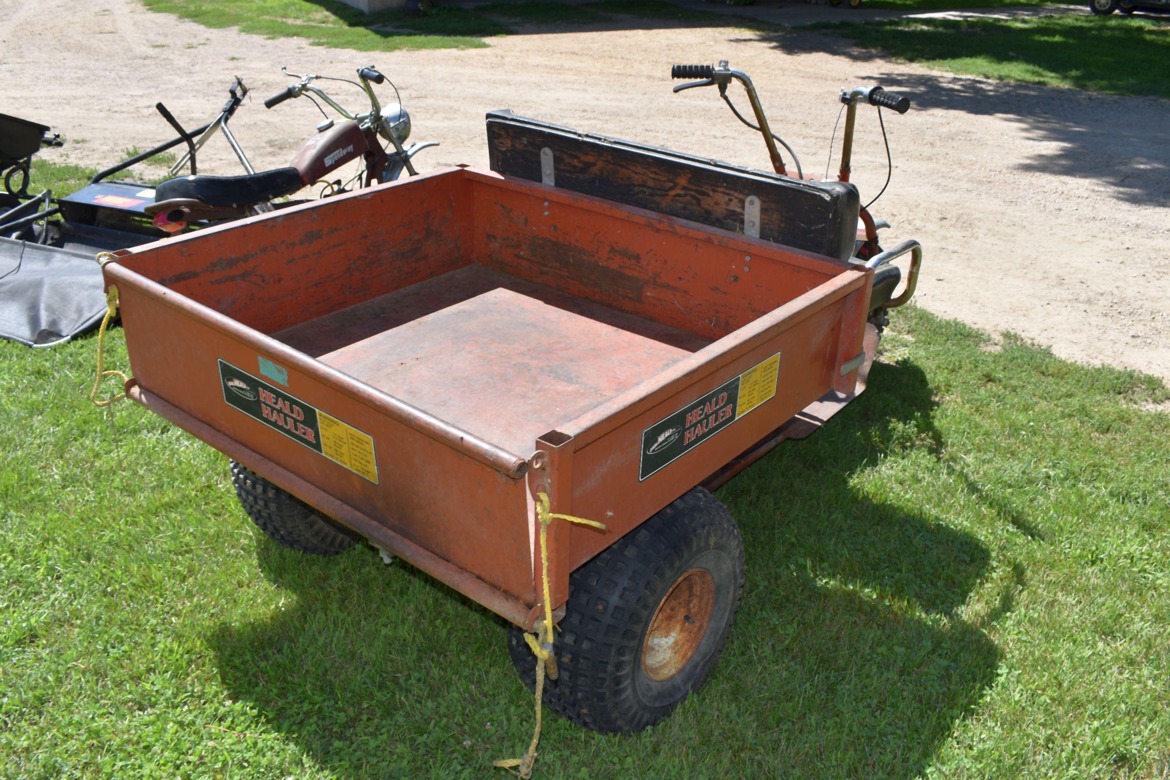 1982 Carl Heald Inc Heald Hauler 3-Wheel ATV, 11HP Motor, Dump Box, Not Running