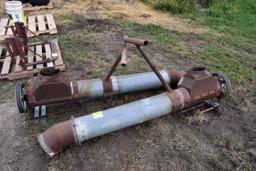 (2) Hutchinson 8" Incline Augers For Grain Bins