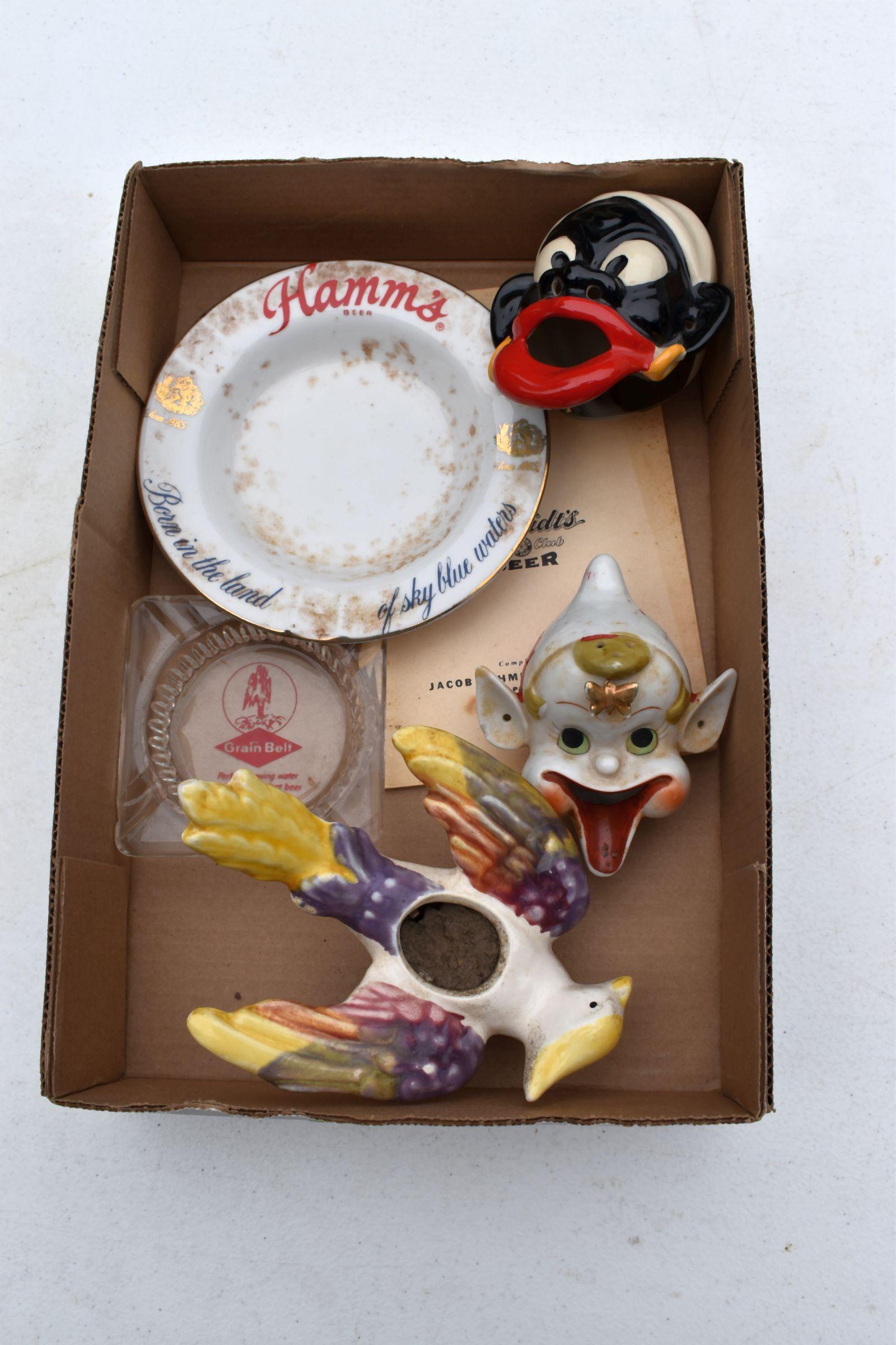 Ashtrays, Hamms & Grain Belt Beer and others