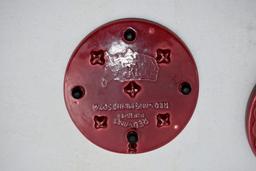 Red Wing Pottery Minnesota Centennial 1858-1958 Trivet, Red