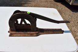 Enterprise MFG Co. The Champion Knife Improved Plug Tobacco Cutter