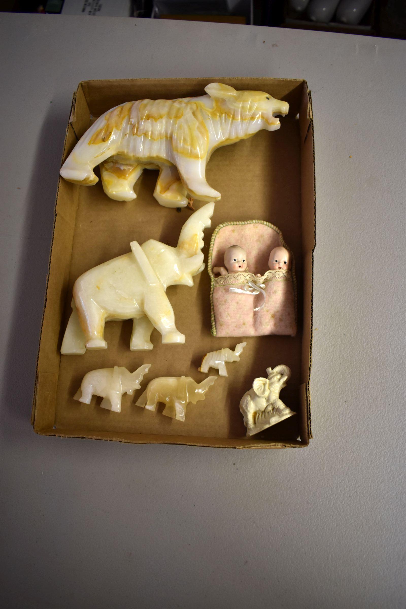 Stone Carved Animals
