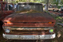 1965  Chevy 10, 1/2 Ton PickUp, Reg Cab, Long Box, 3 Speed On Column, InLine 6 Cylinder, Parts/Proje