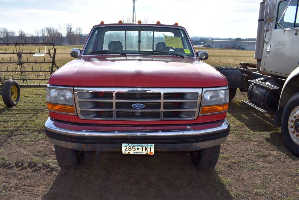 1995 Ford F250 XLT Pickup, 4x4, Reg Cab, 5.8L  V8 Engine, Auto, Long Box, 111,XXX Miles  Showing, Ru