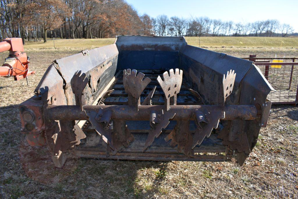 H&S 270 Manure Spreader Single Axle, Single  Beater, 540 PTO