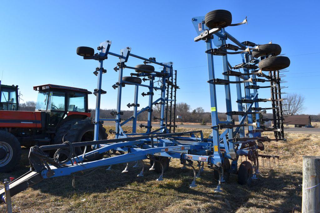 DMI Tiger Mate 32' Field Cultivator, 3 Bar  Harrow, Walking Tandems, SN:523539