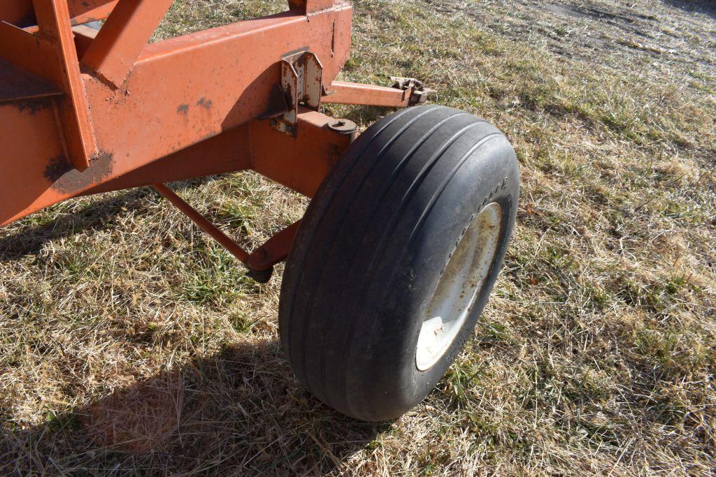 Bradford 225 Bushel Gravity Box, With Huskee  10 Ton Running Gear