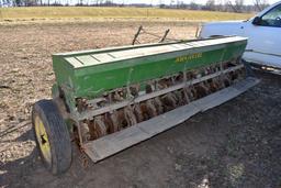 John Deere 10' Grain Drill With Grass Seeder,  7" Spacings