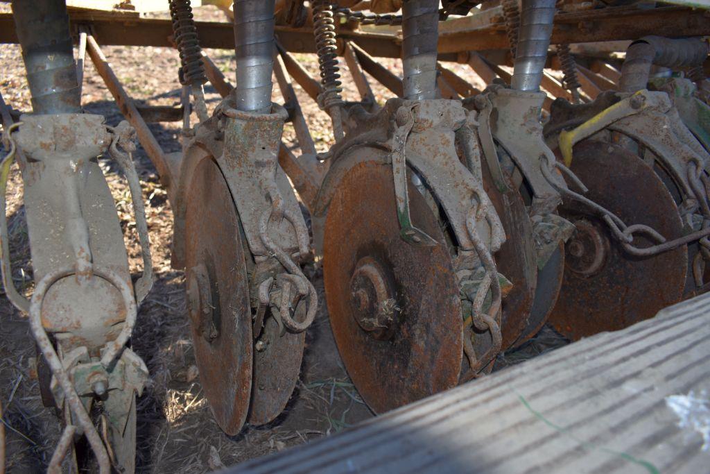 John Deere 10' Grain Drill With Grass Seeder,  7" Spacings