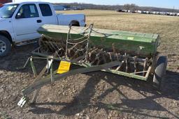 John Deere 10' Grain Drill With Grass Seeder,  7" Spacings