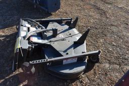 Bobcat 72" Finishing Mower, Universal Skid  Loader Plate, SN: 230401076
