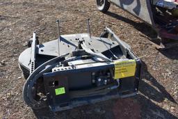 Bobcat 72" Finishing Mower, Universal Skid  Loader Plate, SN: 230401076