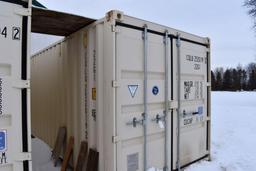 20' Shipping Container, double door, good floor, 1,173 cu.ft., manufactured in 2015,