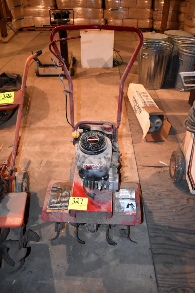Tecumseh tiller 5.5hp motor, motor is free, located building 6