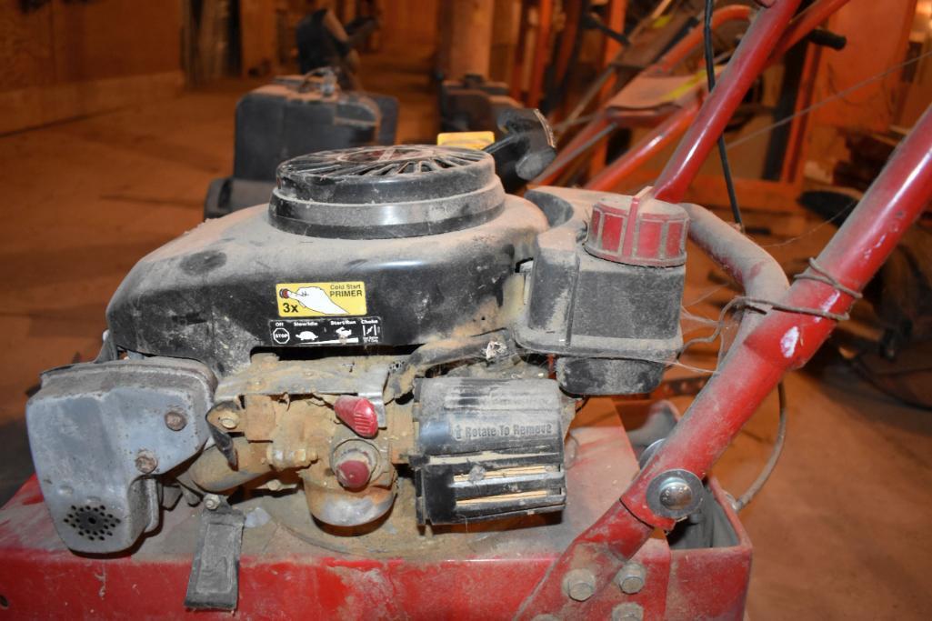 Tecumseh tiller 5.5hp motor, motor is free, located building 6