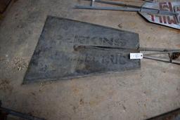 Perkins Aerolectric Metal Windmill Tail With Bracket, 90" Long