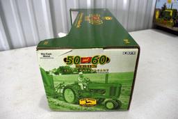 Ertl 50th Anniversary Collector Set, John Deere 50 and 60 Tractors, 1/16, with box
