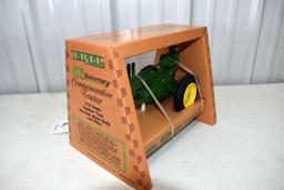 Ertl John Deere A Tractor with Man 40th Anniversary Commemorative 1/16 scale with box