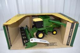Ertl Blue Print Replica John Deere Titan Combine with box