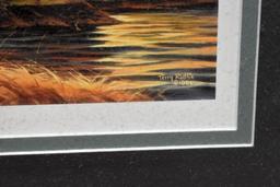 Terry Redlin Framed and Matted "Prepared For The Season" , 26" x 19"