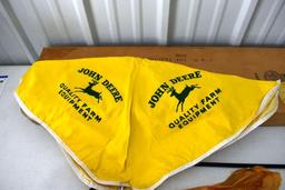 Original John Deere Pedal Tractor Canopy with original shipping box and brackets