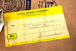 Original John Deere Pedal Tractor Canopy with original shipping box and brackets