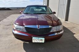 2000 Lincoln Continental 4 Door Car, Leather, V8, Auto, 139,860 Miles